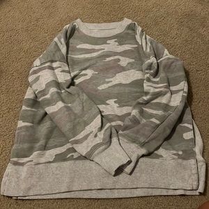 Camo aerie crewneck